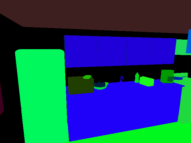 Semantic segmentation view