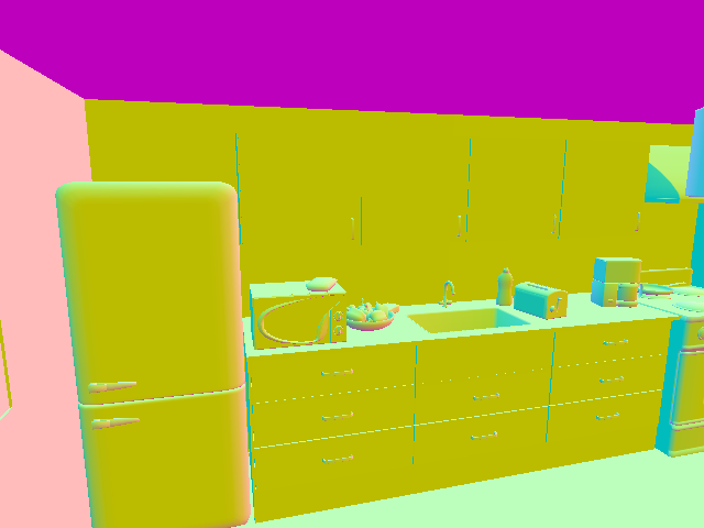 Surface normals view